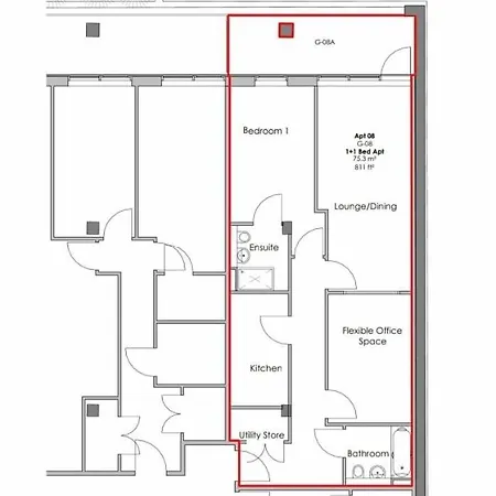 Leeds 2-bed With Terrace, Parking & Ensuite Apartment *